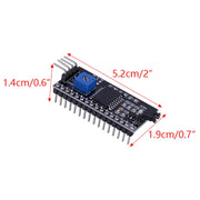 5 PCS IIC / I2C / Interfaccia LCD1602 Scheda adattatore schermo LCD, LCD1602