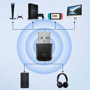 Ricevitore adattatore trasmettitore audio Bluetooth per PS5 / PS4 / Switch, For PS5 / PS4 / Switch