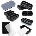 Stampo per vaschetta per ghiaccio in silicone per whisky da 2 pezzi, specifica:, 6 Grid Round, 6 Grid Square Cover, 8 Grid Square Cover, 8 Grid Round, 4 Grid Skull, 4 Square Cover, 37 Grid Honeycomb Cover, 13 Grid Honeycomb Cover, 15 Grid Square Cover ...