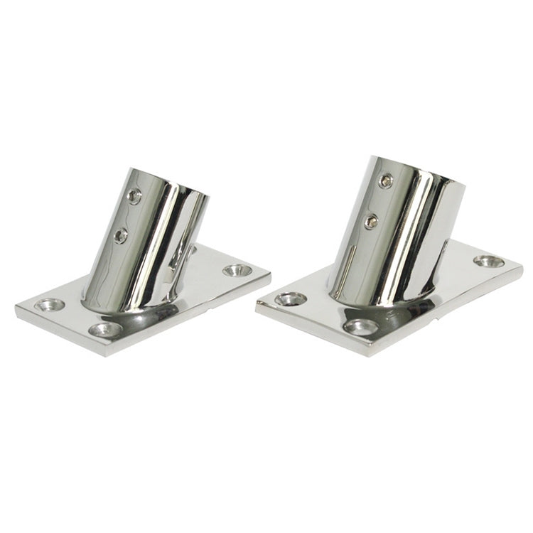 Addensare ferramenta per barche marine con base in tubo quadrato a 60 gradi in acciaio inossidabile 316, specifiche:, 22mm, 25mm