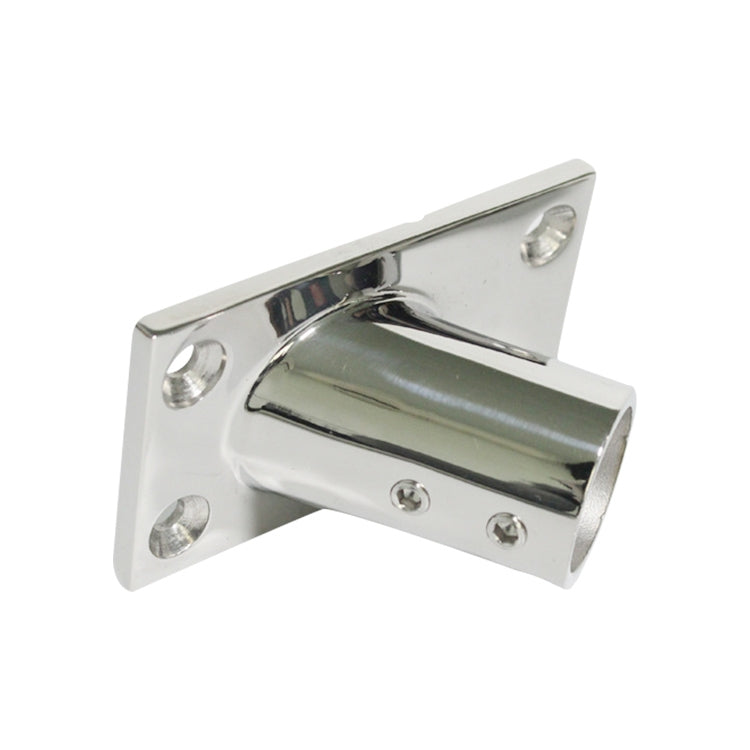 Addensare ferramenta per barche marine con base in tubo quadrato a 60 gradi in acciaio inossidabile 316, specifiche:, 22mm, 25mm