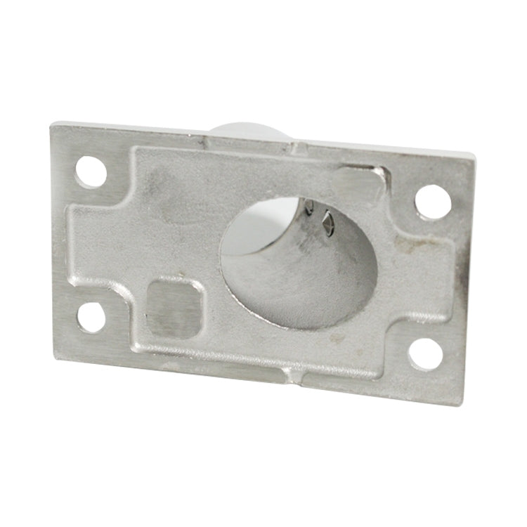 Addensare ferramenta per barche marine con base in tubo quadrato a 60 gradi in acciaio inossidabile 316, specifiche:, 22mm, 25mm