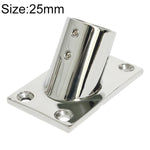 Addensare ferramenta per barche marine con base in tubo quadrato a 60 gradi in acciaio inossidabile 316, specifiche:, 22mm, 25mm