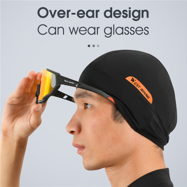 West Biking YP0201294 Cappello estivo in seta di ghiaccio Equitazione Cappuccio antivento Cappuccio fodera per casco traspirante e ad asciugatura rapida, Ice Silk Hat Riding Cap(Black), Ice Silk Hat Riding Cap(Gray)