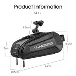 West Biking Borsa posteriore da bicicletta Borsa rigida per bicicletta Borsa con staffa a sgancio rapido Borsa posteriore in silicone antiscivolo di grande capacità, YP0707262