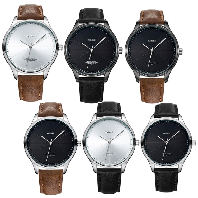 YAZOLE 503 Orologio al quarzo da uomo con quadrante semplice modello linea