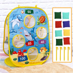 Giocattolo tenda con sacchi di sabbia dinosauro 60x32x49 cm