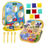 Giocattolo tenda con sacchi di sabbia dinosauro 60x32x49 cm