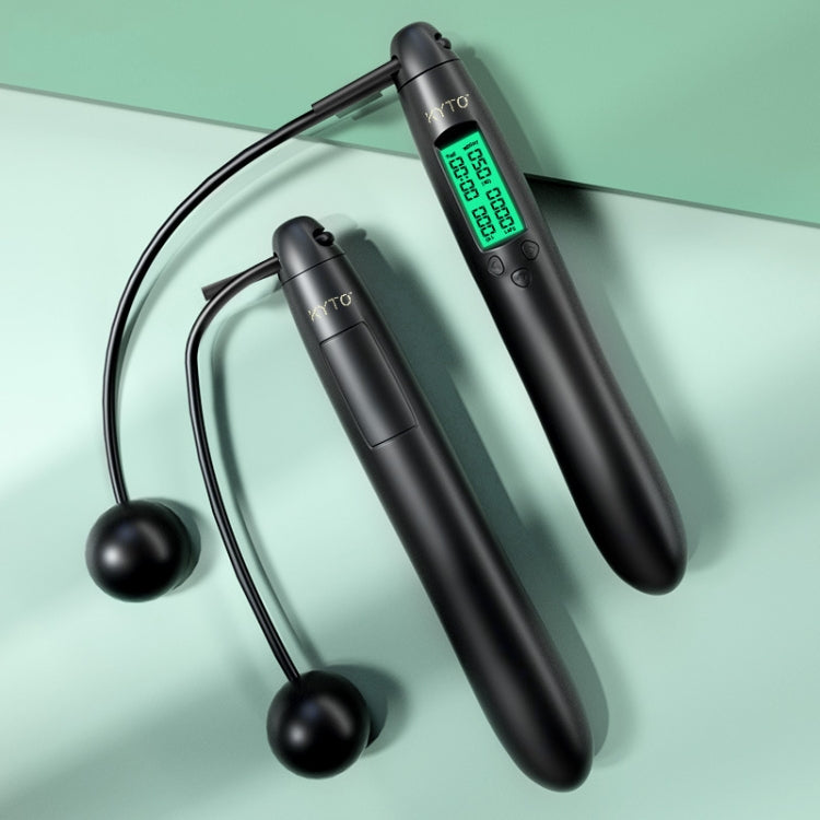 KYTO 5069 Corda per saltare cordless / con corda a doppio scopo Conteggio temporizzazione Ricarica Test intelligente Corda per saltare per studenti, Cordless / Corded Dual-Use