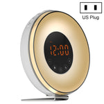 Sveglia con luce notturna simulata all'alba e al tramonto con radio FM, US Plug, EU Plug, UK Plug, AU Plug