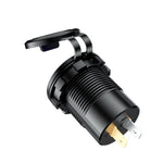 Caricabatterie USB modificato per auto moto nave PD impermeabile + ricarica rapida QC3.0, Blue Light With Terminal, Red Light With Terminal, Green Light With Terminal, Blue Light With 60cm Line, Red Light With 60cm Line, Green Light With 60cm Line