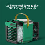 USB Mini Refrigerazione E Umidificazione Condizionatore D'aria Per Uso Domestico Piccolo Raffreddatore D'aria Ventilatore Da Tavolo Raffreddato Ad Acqua