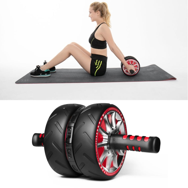 KYTO 2730 Conteggio elettronico Addome della ruota addominale che ritrae la ruota gigante di rimbalzo automatico della macchina, KYTO 2730 (Red Black), KYTO 2730 (Blue Black)