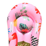 Tavola da surf gonfiabile per bambini in acqua con bordo di galleggiabilità in PVC modello animale del fumetto, 117x54cm