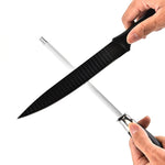 Strumento per affilare la cucina in acciaio inossidabile con asta di macinazione, Style 1, Style 2, Style 3, Style 4, Style 5, Style 6, Style 7