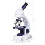 Microscopio didattico per studenti ingrandimento 80x-450x