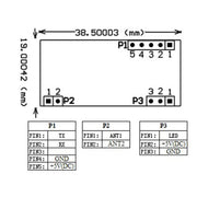 HW-205 RDM6300 125kHz Porta seriale Lettura modulo scheda RFID