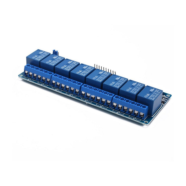 HW-281A DC 5V Pannello di controllo modulo scheda di espansione relè a 8 canali con indicatore relè PLC, 8-Channel Relay Module