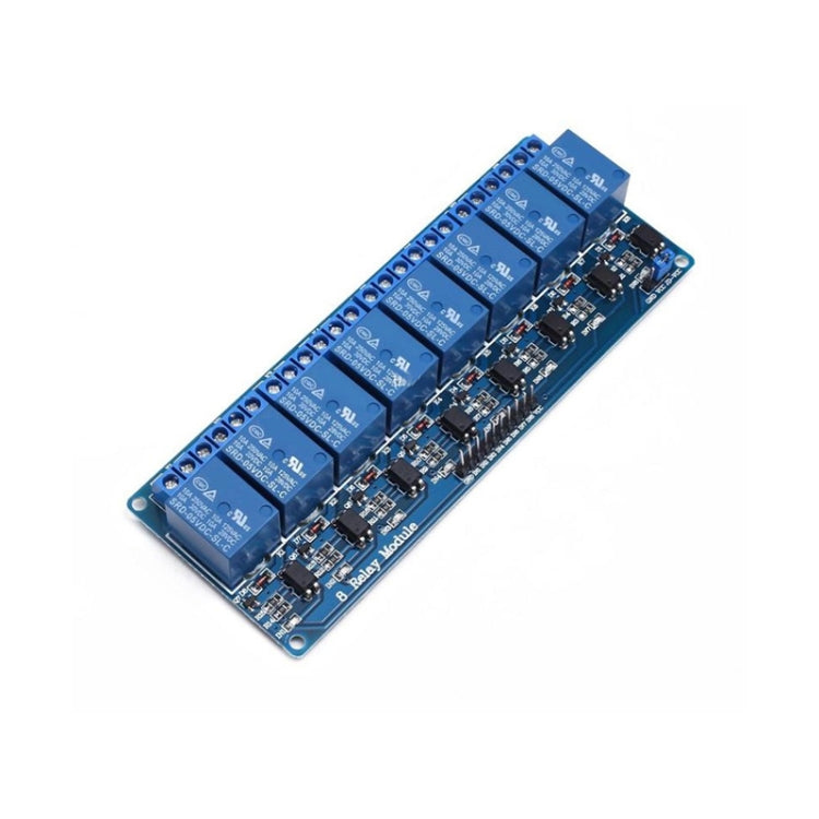 HW-281A DC 5V Pannello di controllo modulo scheda di espansione relè a 8 canali con indicatore relè PLC, 8-Channel Relay Module