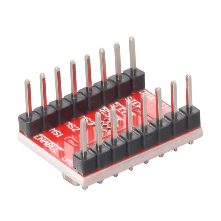 2 PCS HW-134A A4988 Red Board Modulo driver motore passo-passo Dissipatore di calore per stampante 3D, A4988