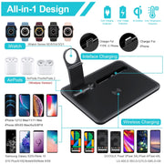 Base di ricarica wireless 4 in 1 HQ-UD17