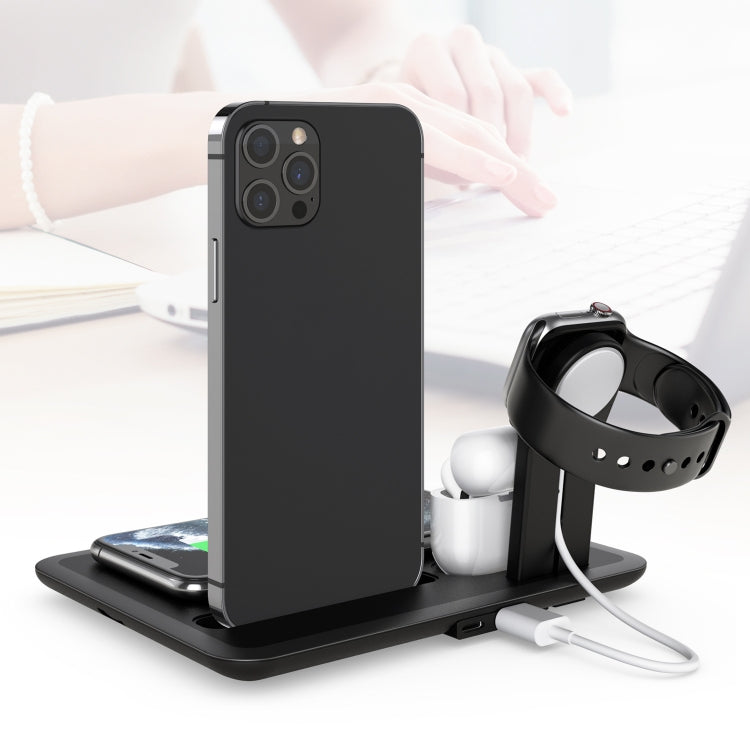 Base di ricarica wireless 4 in 1 per smartphone compatibili