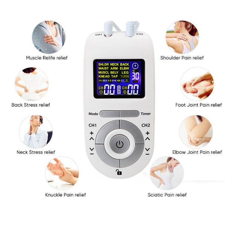 100B 12-mode Digital Meridian Physiotherapy Instrument Electronic Acupoint Pulse Massaggiatore per agopuntura, Battery Type