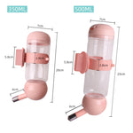 Abbeveratoio per animali domestici da appendere, 350ml (Blue), 350ml (Pink), 350ml (Light Green), 500ml (Blue), 500ml (Pink), 500ml (Light Green)