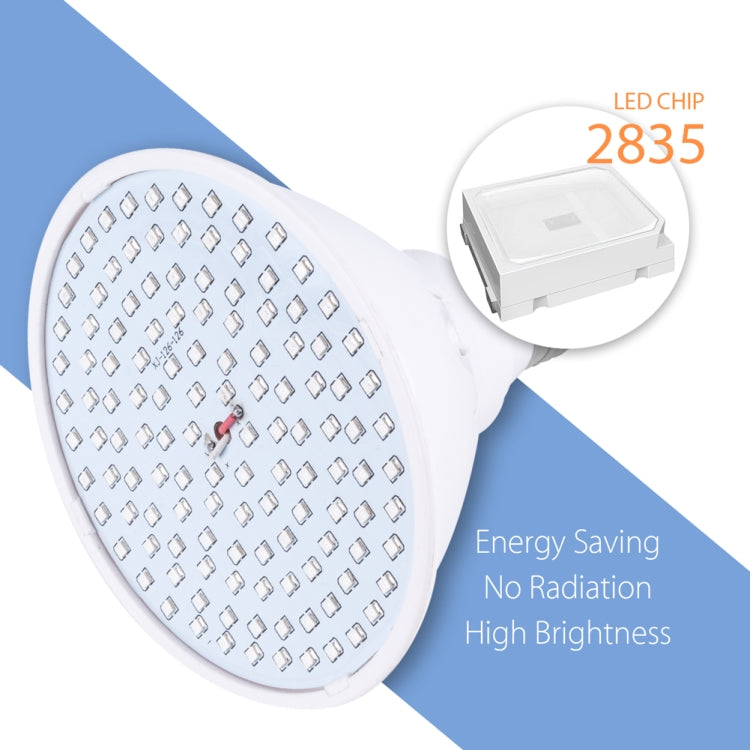 Lampada LED per la crescita delle piante Luce di riempimento floreale, 126 Beads