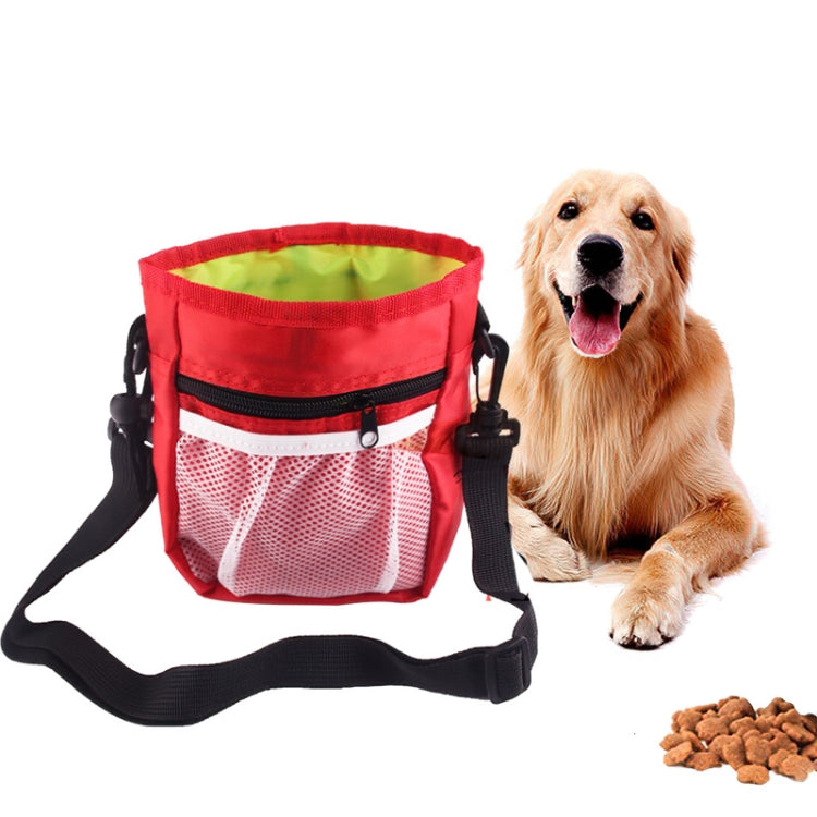 Borsa da addestramento per animali domestici Borsa da spuntino Marsupio da esterno Borsa multifunzionale pieghevole portatile due in uno