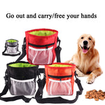 Borsa da addestramento per animali domestici Borsa da spuntino Marsupio da esterno Borsa multifunzionale pieghevole portatile due in uno