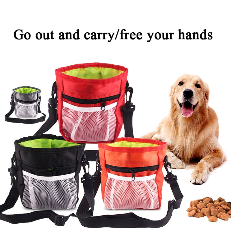 Borsa da addestramento per animali domestici Borsa da spuntino Marsupio da esterno Borsa multifunzionale pieghevole portatile due in uno