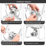 Camera Gimbal Lock Buckle Lock Holder Cover di protezione per DJI Phantom 4 Pro