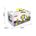 Set costruzioni 8 in 1 veicoli ingegneria 100 pezzi bambini