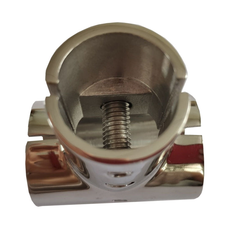 Giunto per tubo di nave a tre vie separabile in acciaio inossidabile 316 per ingegneria nautica, specifica:, 22mm 7/8inch, 25mm 1inch