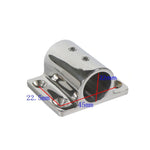 Sedile in tubo quadrato in acciaio inossidabile Sedile in tubo per yacht Accessori per navi, 22mm 7/8inch, 25mm 1inch