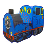 Tenda gioco bambini pieghevole casa treno 123x62x95 cm