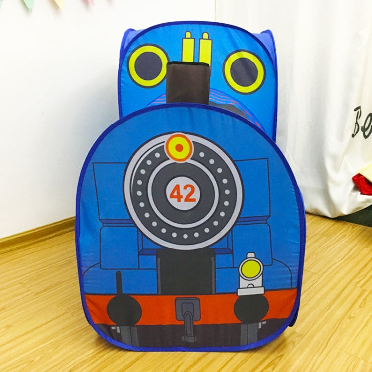 Tenda gioco bambini pieghevole casa treno 123x62x95 cm