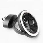 Ventola da campeggio ricaricabile USB con luce LED