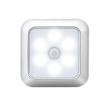 1143 Sensazione del corpo umano Luce notturna Smart Home Sensing Lights, Silver White Light, Silver Warm Light, White Shell White Light, White Shell Warm Light