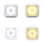 1143 Sensazione del corpo umano Luce notturna Smart Home Sensing Lights, Silver White Light, Silver Warm Light, White Shell White Light, White Shell Warm Light
