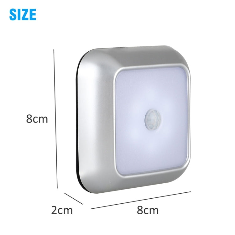 1143 Sensazione del corpo umano Luce notturna Smart Home Sensing Lights, Silver White Light, Silver Warm Light, White Shell White Light, White Shell Warm Light