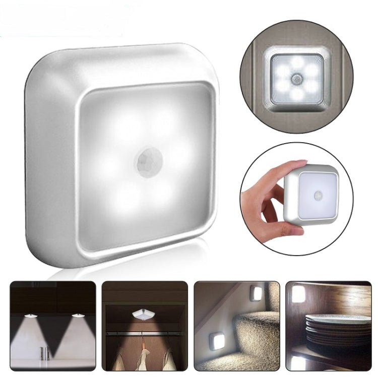 1143 Sensazione del corpo umano Luce notturna Smart Home Sensing Lights, Silver White Light, Silver Warm Light, White Shell White Light, White Shell Warm Light