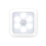 1143 Sensazione del corpo umano Luce notturna Smart Home Sensing Lights, Silver White Light, Silver Warm Light, White Shell White Light, White Shell Warm Light