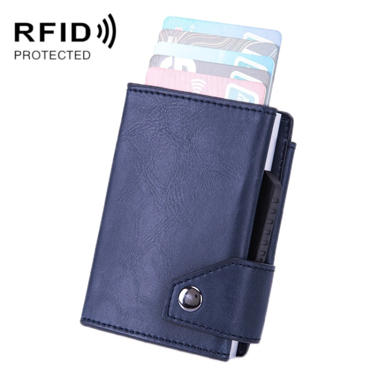 Portamonete antifurto in lega di alluminio con protezione RFID