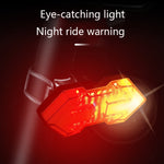WEST BIKING YP0701299 Fanale posteriore per bicicletta Luce notturna per guida notturna, YP0701299