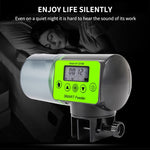 AquaBlue Fish Tank Intelligent Timing Alimentatore automatico Acquario Alimentatore per pesci rossi Mangiatoia per pesci di grande capacità,Modello:, AF-2019A, AF-2019B English Version, AF-2019C Lithium Battery Charging, AF-2019B  + Square Feeding Circ...
