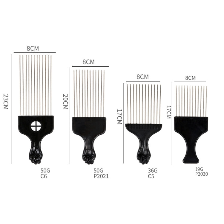 3 pezzi pettine per capelli in acciaio per parrucchieri, pettine per capelli in plastica, P2020, P2021, C6, C5