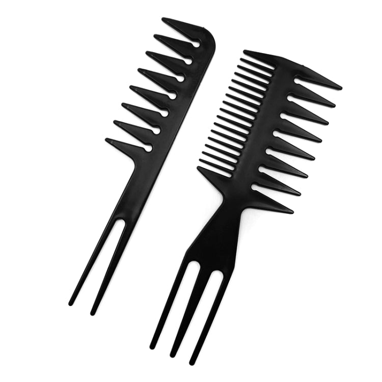 3 set di pettini piatti in plastica per parrucchieri