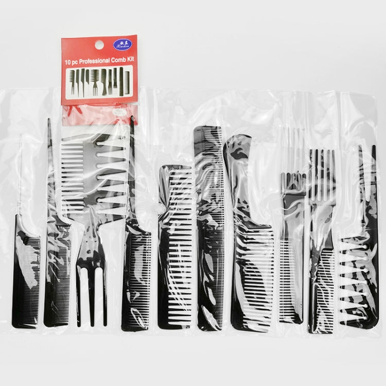 3 set di pettini piatti in plastica per parrucchieri